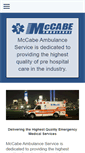 Mobile Screenshot of mccabeambulance.com